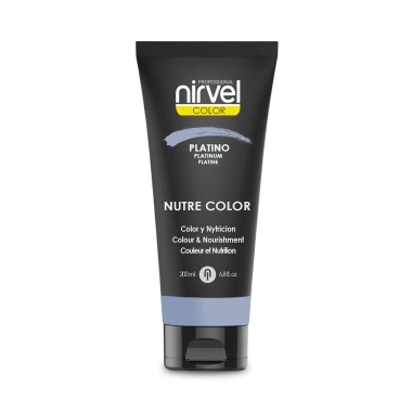 Nirvel Professional Красящая гель-маска питательная Nutre Color, Платина Platino, 200 мл купить
