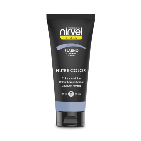 Nirvel Professional Красящая гель-маска питательная Nutre Color, Платина Platino, 200 мл купить