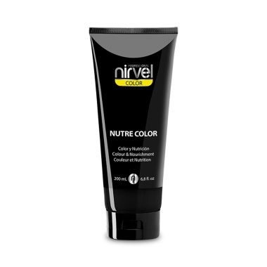 Nirvel Professional Красящая гель-маска питательная Nutre Color, Черный Black, 200 мл купить