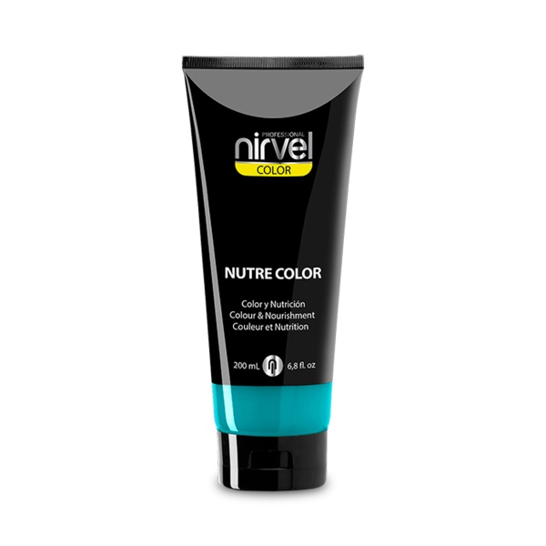 Nirvel Professional Красящая гель-маска питательная Nutre Color, Бирюза Turquoise, 200 мл купить