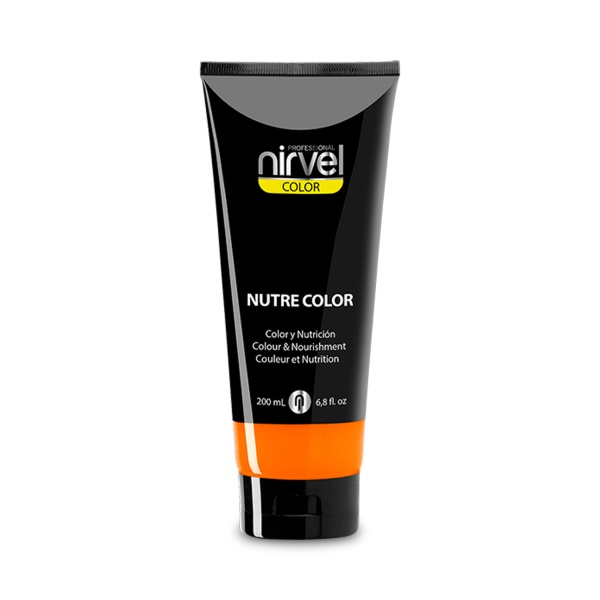 Nirvel Professional Красящая гель-маска питательная Nutre Color, Мандарин Tangerine, 200 мл купить