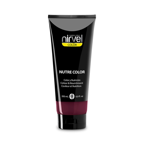 Nirvel Professional Красящая гель-маска питательная Nutre Color, Темный баклажановый Dark Aubergine, 200 мл купить