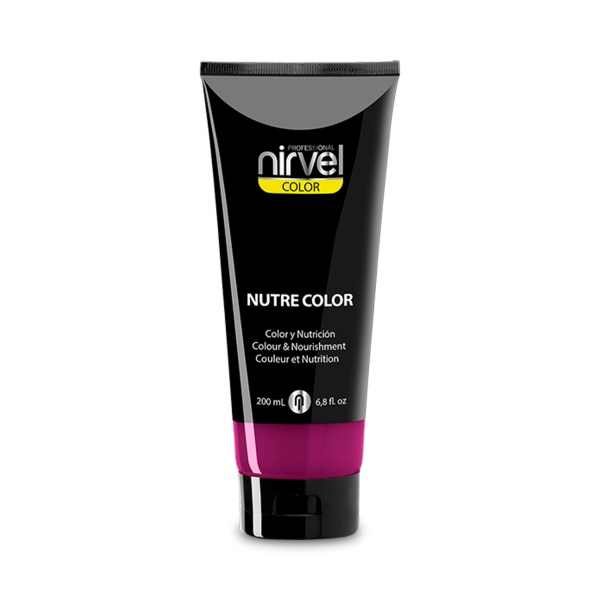 Nirvel Professional Красящая гель-маска питательная Nutre Color, Фуксия Fuchsia, 200 мл купить