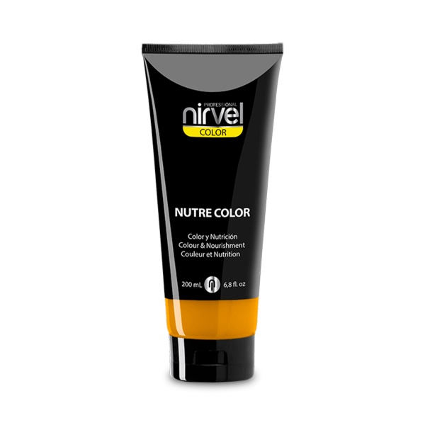 Nirvel Professional Красящая гель-маска питательная Nutre Color, Золотистый Golden, 200 мл купить