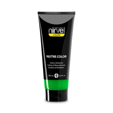 Nirvel Professional Красящая гель-маска питательная Nutre Color, Зеленый Green, 200 мл купить