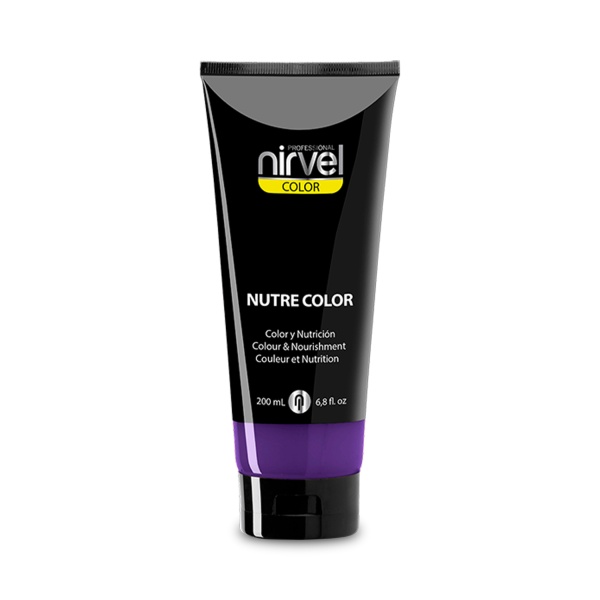 Nirvel Professional Красящая гель-маска питательная Nutre Color, Фиолетовый Violet, 200 мл купить