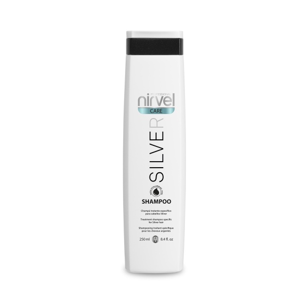 Nirvel Professional Шампунь защитный с гиалуроновой кислотой для седых и блондированных волос Silver Shampoo, 250 мл купить