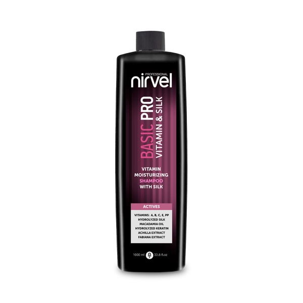 Nirvel Professional Шампунь увлажняющий с витаминами и шелком Vitamin Moisturizing Shampoo with Silk, 1000 мл купить