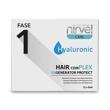 Nirvel Professional Крем защитный для поврежденных волос с гиалуроновой кислотой Фаза 1 Hair Complex Regenerator Protect Nirvel Professional, 8 мл купить