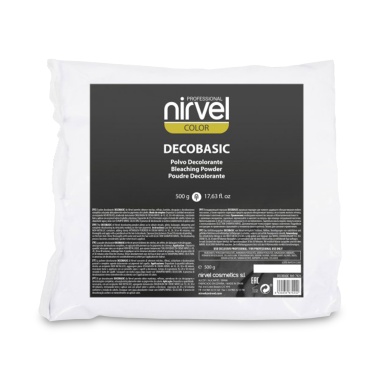 Nirvel Professional Обесцвечивающая пудра в пакете до 5 тонов Decobasic, белая, 500 гр купить