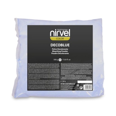 Nirvel Professional Обесцвечивающая пудра в пакете до 5 тонов Decobasic, синяя, 500 гр купить