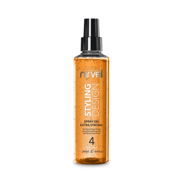Nirvel Professional Спрей гель экстра сильной фиксации Spray Gel Extra Strong, 200 мл купить