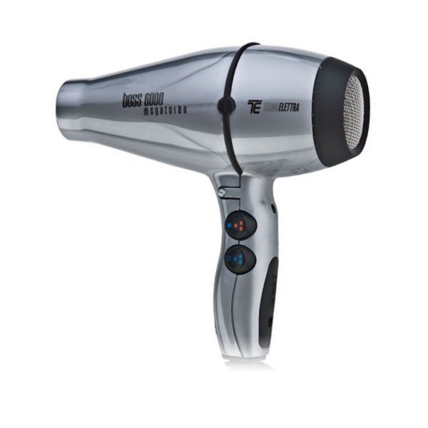 Tecnoelettra Фен для волос Boss 6000, Silver Metallic купить