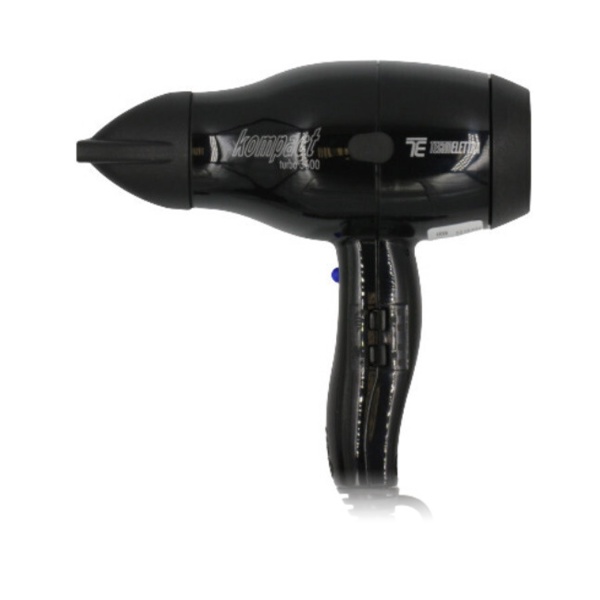Tecnoelettra Фен для волос Kompact Turbo 3600, Black купить