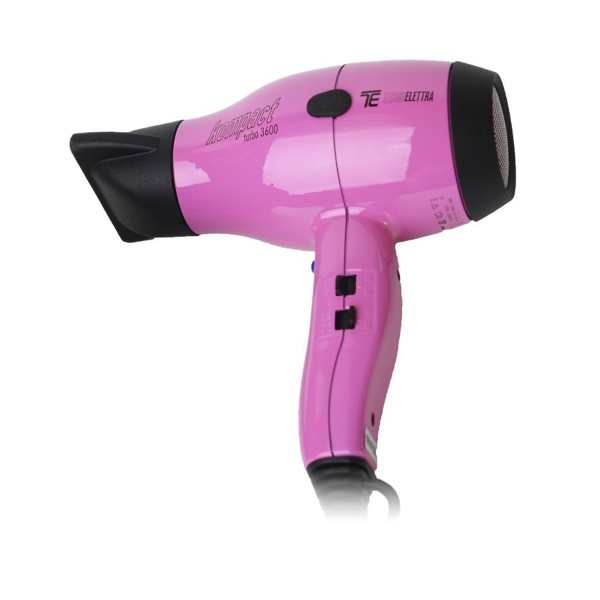 Tecnoelettra Фен для волос Kompact Turbo 3600, Pink купить