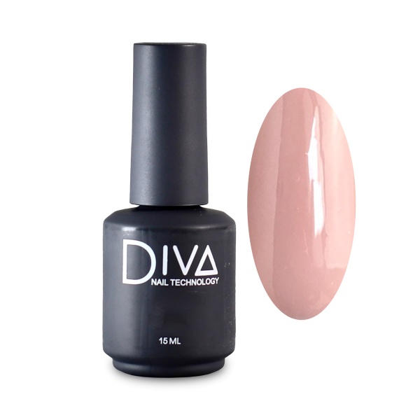 Diva База каучуковая камуфлирующая French Base Powder Beige, 15 мл купить
