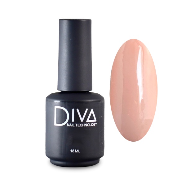 Diva База каучуковая камуфлирующая French Base, Light Peach, 15 мл купить