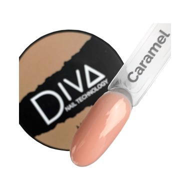 Diva База каучуковая камуфлирующая French Base, Caramel, 30 мл купить