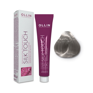 Ollin Professional Безаммиачный стойкий краситель с маслом виноградной косточки Silk Touch, 0/01 корректор серебряный, 60 мл купить