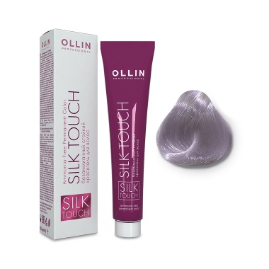 Ollin Professional Безаммиачный стойкий краситель с маслом виноградной косточки Silk Touch, 9/22 блондин фиолетовый, 60 мл купить