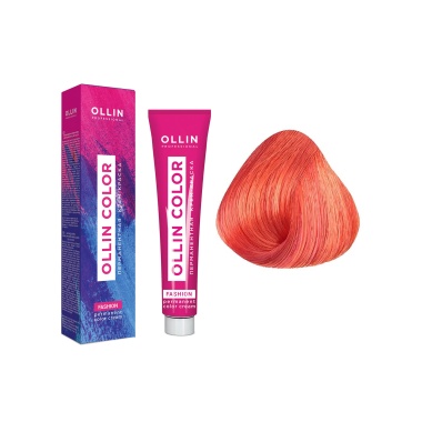 Ollin Professional Перманентная крем-краска для волос Color Fashion Color, Экстра-интенсивный медный, 60 мл купить