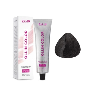 Ollin Professional Перманентная крем-краска для волос Color Platinum Collection, 6/112 темно русый интенсивно-пепельный фиолетовый, 100 мл купить