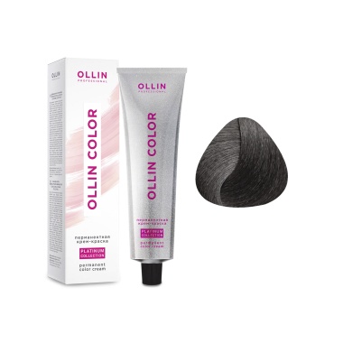 Ollin Professional Перманентная крем-краска для волос Color Platinum Collection, 8/11 светло русый интенсивно-пепельный, 100 мл купить