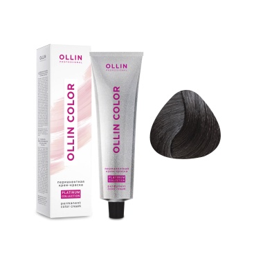 Ollin Professional Перманентная крем-краска для волос Color Platinum Collection, 8/112 светло русый интенсивно-пепельный фиолетовый, 100 мл купить