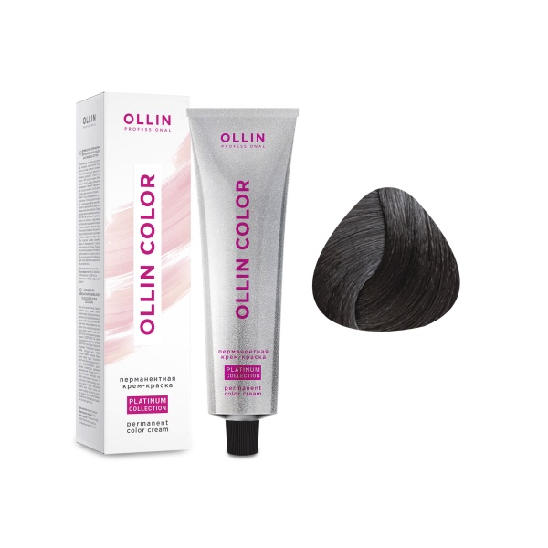 Ollin Professional Перманентная крем-краска для волос Color Platinum Collection, 8/112 светло русый интенсивно-пепельный фиолетовый, 100 мл купить