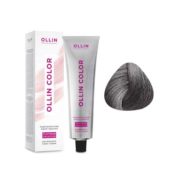 Ollin Professional Перманентная крем-краска для волос Color Platinum Collection, 8/81 светло русый жемчужный, 100 мл купить