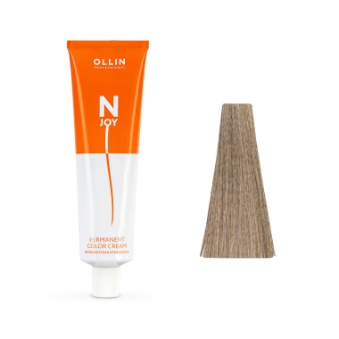 Ollin Professional Перманентная крем-краска для волос N-Joy, 10/32 светлый блондин золотисто-фиолетовый, 100 мл купить