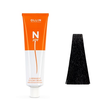 Ollin Professional Перманентная крем-краска для волос N-Joy, 4/52 шатен махагоново–фиолетовый, 100 мл купить