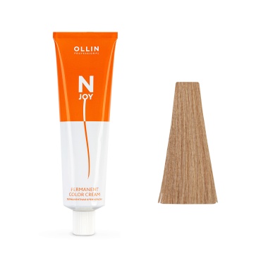 Ollin Professional Перманентная крем-краска для волос N-Joy, 9/30 блондин золотистый, 100 мл купить