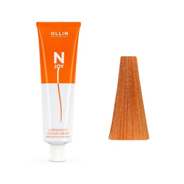 Ollin Professional Перманентная крем-краска для волос N-Joy, 9/43 блондин медно-золотистый, 100 мл купить