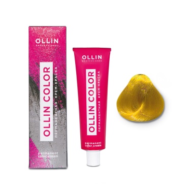 Ollin Professional Перманентная крем-краска для волос Color, 0/33 корректор желтый, 100 мл купить