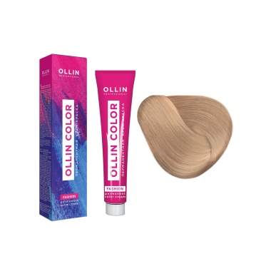Ollin Professional Перманентная крем-краска для волос Color, 10/03 светлый блондин прозрачно-золотистый, 60 мл купить