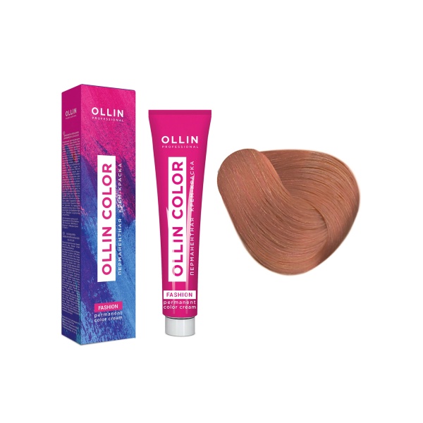 Ollin Professional Перманентная крем-краска для волос Color, 10/43 светлый блондин медно-золотистый, 100 мл купить