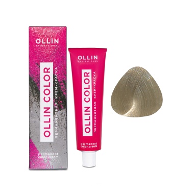 Ollin Professional Перманентная крем-краска для волос Color, 11/1 специальный блондин пепельный, 60 мл купить