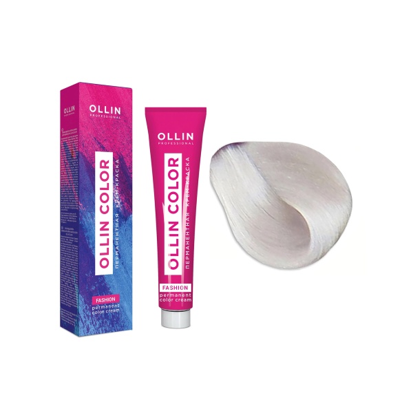 Ollin Professional Перманентная крем-краска для волос Color, 11/81 специальный блондин жемчужно-пепельный, 100 мл купить