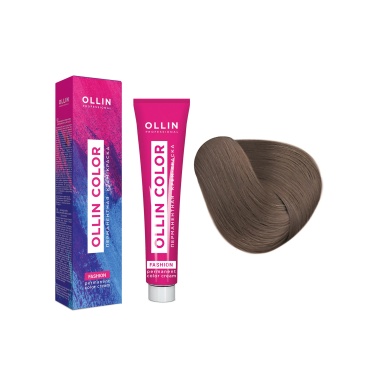 Ollin Professional Перманентная крем-краска для волос Color, 8/21 светло-русый фиолетово-пепельный, 60 мл купить