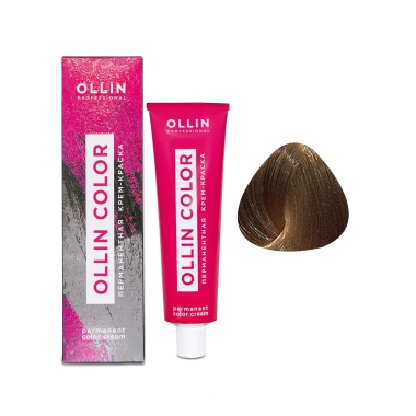 Ollin Professional Перманентная крем-краска для волос Color, 9/03 блондин прозрачно-золотистый, 60 мл купить
