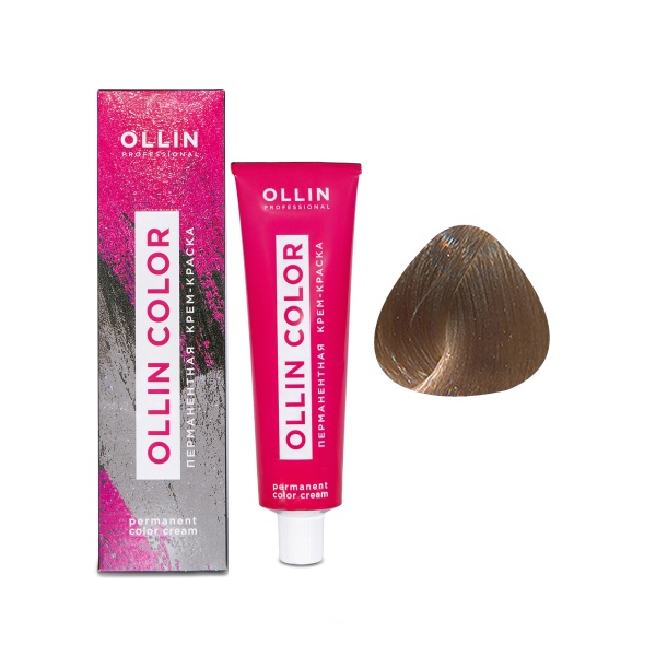 Ollin Professional Перманентная крем-краска для волос Color, 9/21 блондин фиолетово-пепельный, 60 мл купить