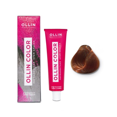 Ollin Professional Перманентная крем-краска для волос Color, 9/43 блондин медно-золотистый, 100 мл купить