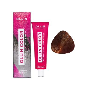 Ollin Professional Перманентная крем-краска для волос Color, 9/43 блондин медно-золотистый, 60 мл купить