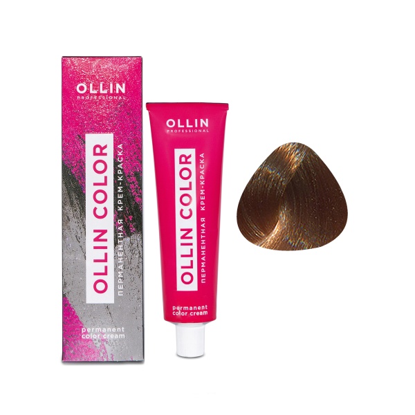 Ollin Professional Перманентная крем-краска для волос Color, 9/73 блондин коричнево-золотистый, 60 мл купить