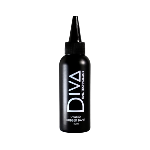 Diva База для гель-лака средне-твердая Rubber Base, 110 мл купить