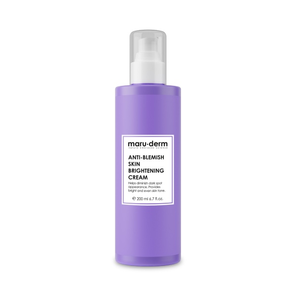 Maru.derm Крем отбеливающий для кожи против пигментных пятен Anti-Blemish Skin Brightening Cream, 200 мл купить