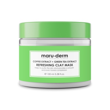 Maru.derm Маска глиняная Coffee Extract + Green Tea Extract Refreshing Clay Mask, 100 мл купить