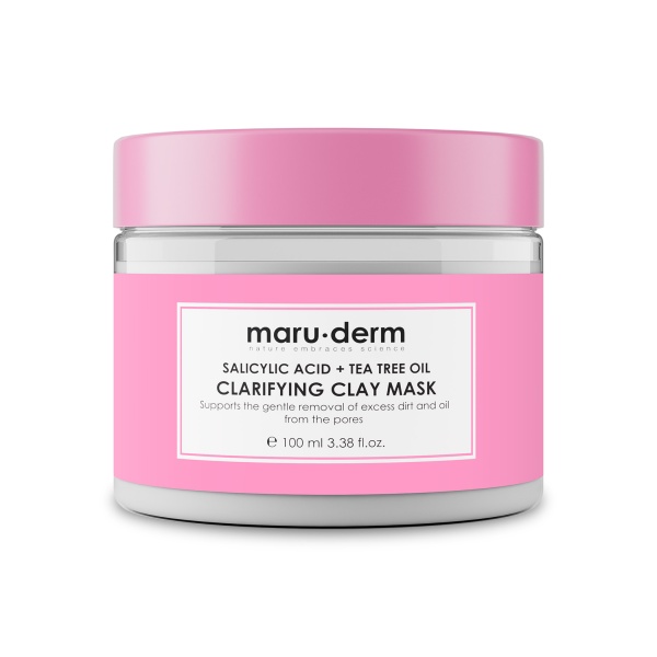 Maru.derm Маска глиняная Salicylic Acid + Tea Tree Oil Clarifying Clay Mask, 100 мл купить
