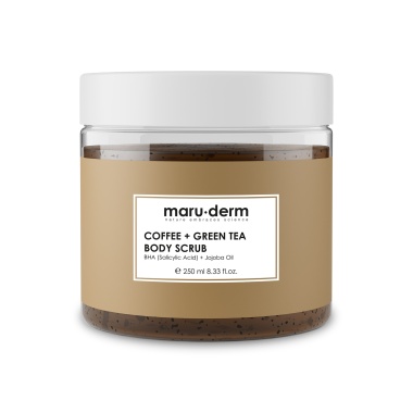 Maru.derm Скраб Coffee + Green Tea Body Scrub, 250 мл купить